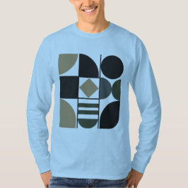 Camiseta Manga Longa Formas Diversas