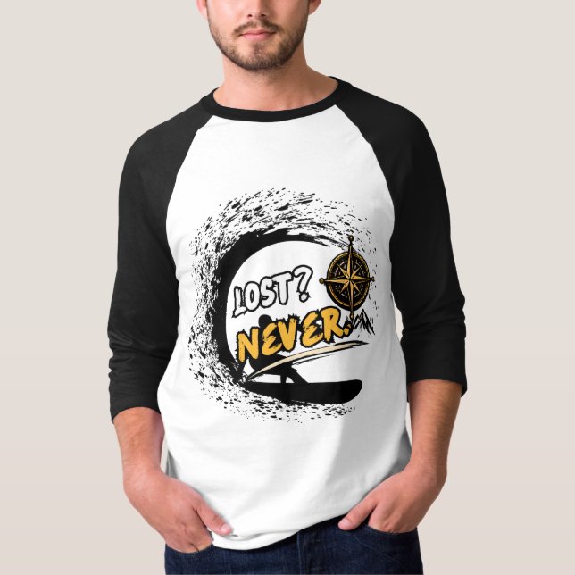Camiseta Manga Longa Never Lost Adventure (Frente)