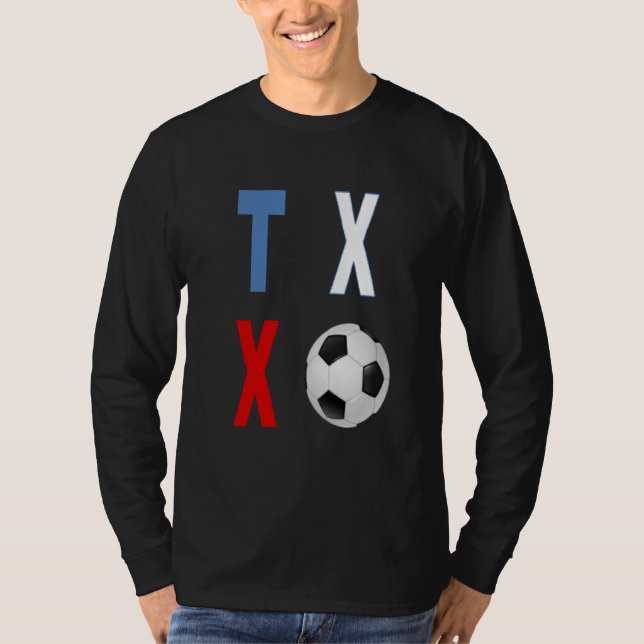 Camiseta Manga Longa preta TEXAS SPORT  (Frente)