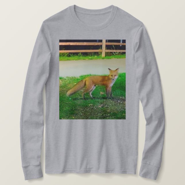 Camiseta Manga Longa Raposa Vermelha (Frente do Design)