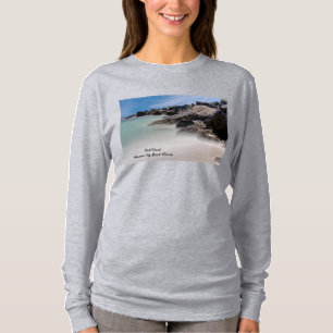 Camiseta Manga Longa Shell Island Rocks And Waves
