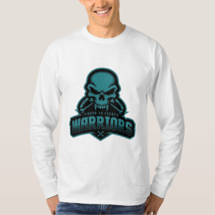 Camiseta Manga Longa Skull Warriors Gaming
