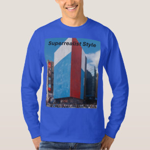 Camiseta Manga Longa Superrealista de Transmissão