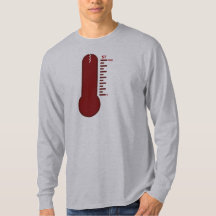 Camiseta Manga Longa Termômetro do Estresse