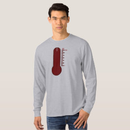 Camiseta Manga Longa Termômetro do Estresse