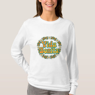 Camiseta Manga Longa Vida Bonita - Vida Bonita S