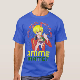 Camiseta Manga Otaku Boys Ramen Noodles Japão Kawa