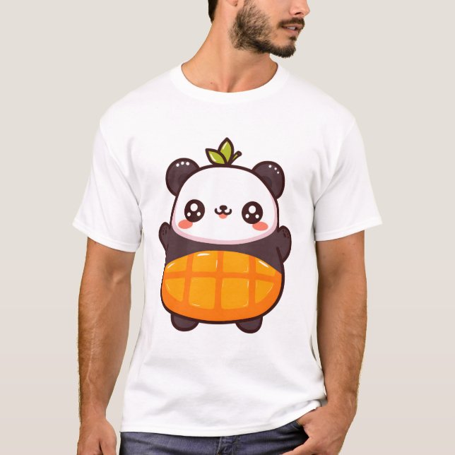 Camiseta Manga Panda (Frente)