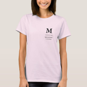 Camiseta Manga Rosa – Design de Logo Personalizado
