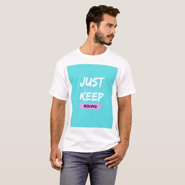 Camiseta mangas curtas com desenho de escrita (Frente Completa)