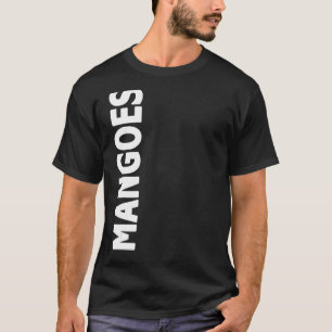 CAMISETA MANGAS PALAVRA FRUTA ALEATÓRIA NO LADO DE