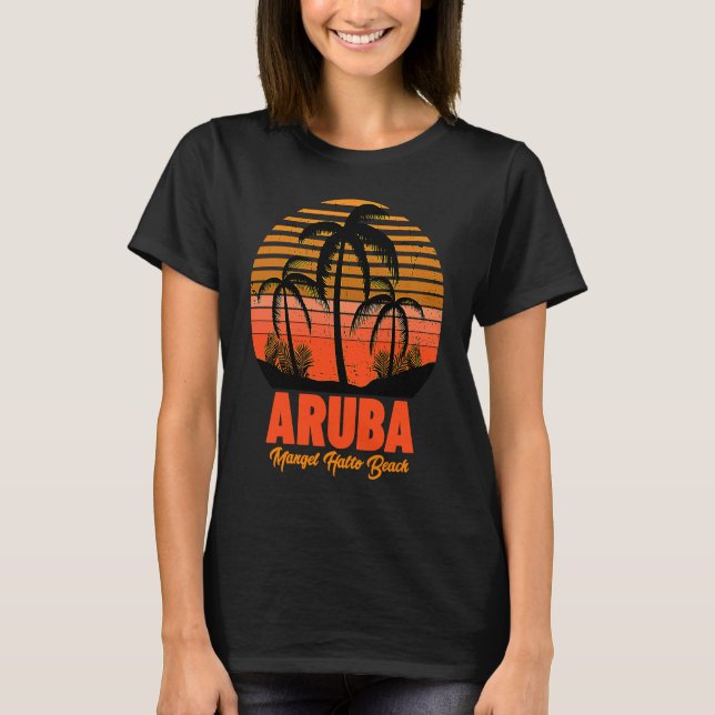 Camiseta Mangel Halto Beach Aruba (Frente)