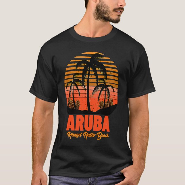 Camiseta Mangel Halto Beach Aruba (Frente)