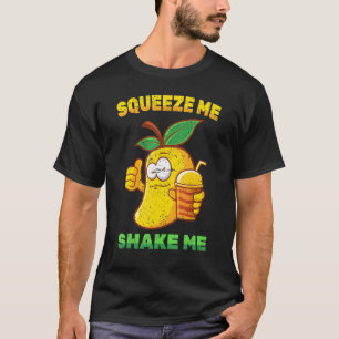 Camiseta Mango - Aperte-Me - Agite-Me - Fruta - Vegetariana