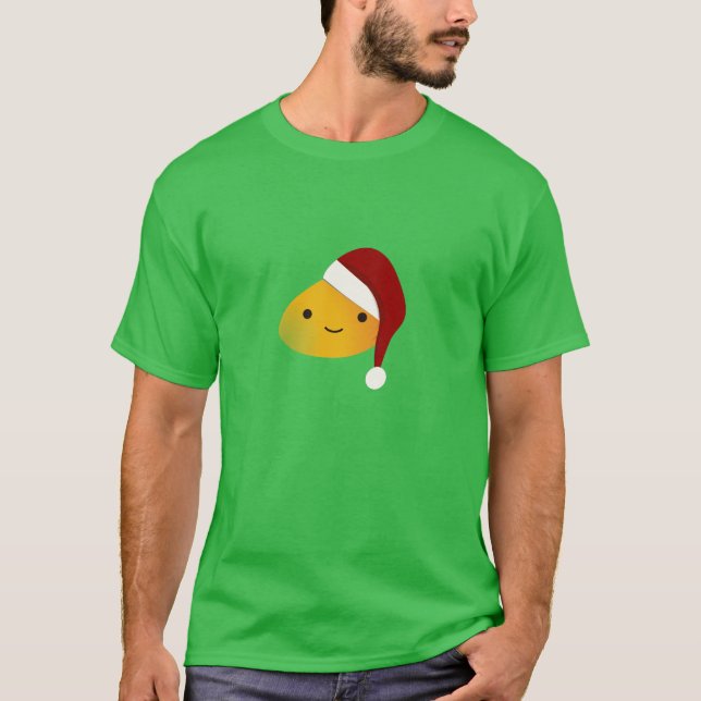 Camiseta Mango de Natal Cute Kawaii (Frente)
