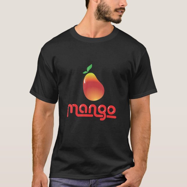 Camiseta MANGO | Design de Fruta de Verão legal (Frente)