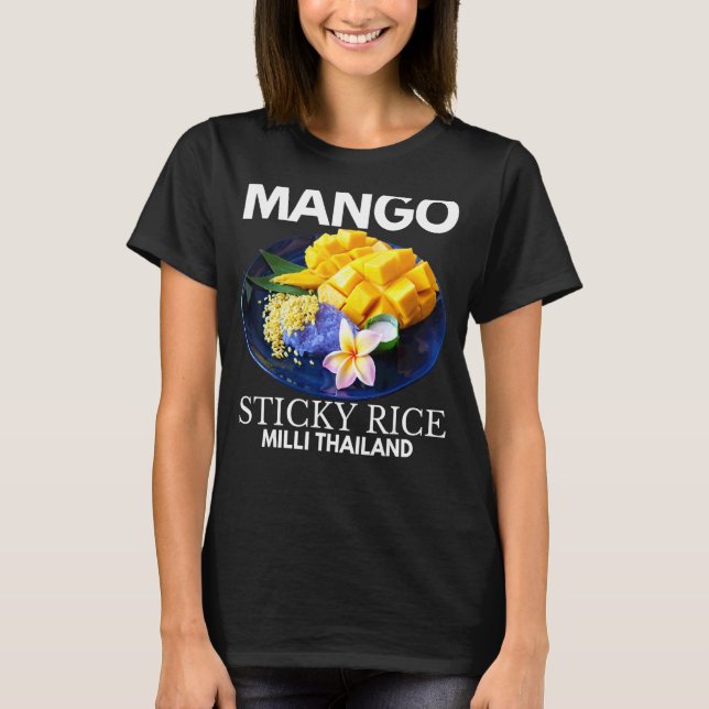 Camiseta Mango Sticky Rice Milli Tailândia Comida I 1 (Frente)