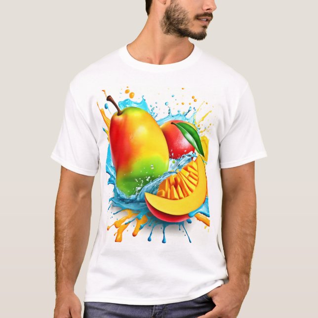 Camiseta Mango Treat Tropical (Frente)