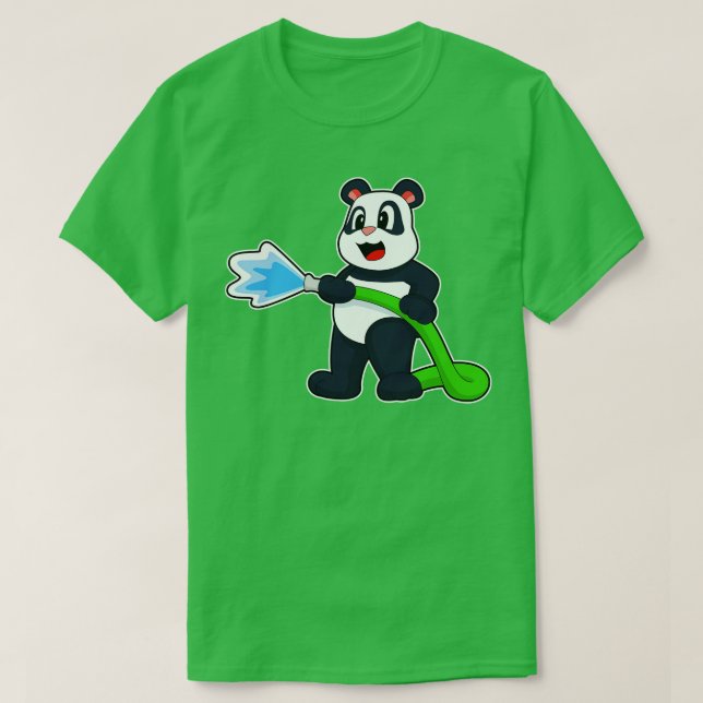 Camiseta Mangueira de bombeiro Panda (Frente do Design)