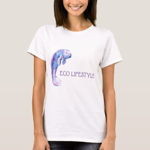 Camiseta Manguejo roxo