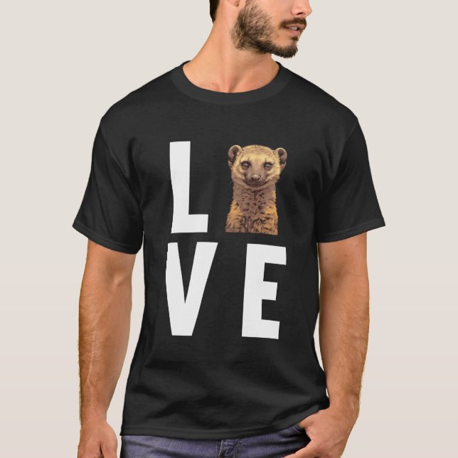 Camiseta Mangustos Mangusto Manga Longa (Frente)