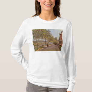 Camiseta Manhã de Alfred Sisley junho no Santo-Mammes