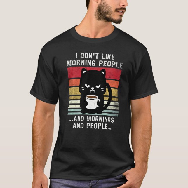 Camiseta Manhã de Café com Gatos  Gatos  7 (Frente)