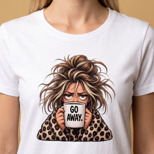 Camiseta Manhã Divertida Vá Embora