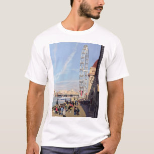 Camiseta Manhã do inverno no olho de Londres