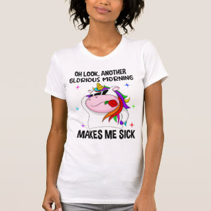 Camiseta MANHÃ Gloriosa DA UNICORN FUNNY