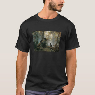 Camiseta Manhã na Floresta dos Pinheiros por Ivan Shishkin