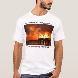 Camiseta Manhã no porto Aransas