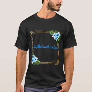 Camiseta Manhã positiva vibe afirmações