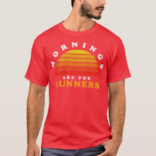 Camiseta Manhãs São Para Maratona De Correntes Rodando Retr