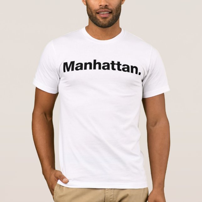 Camiseta Manhattan (preto) (Frente)