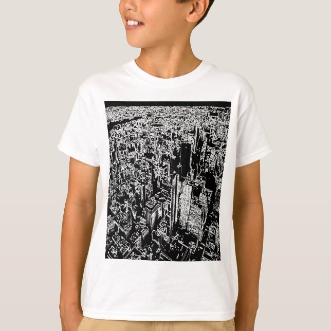 Camiseta Manhattan projetado (Frente)