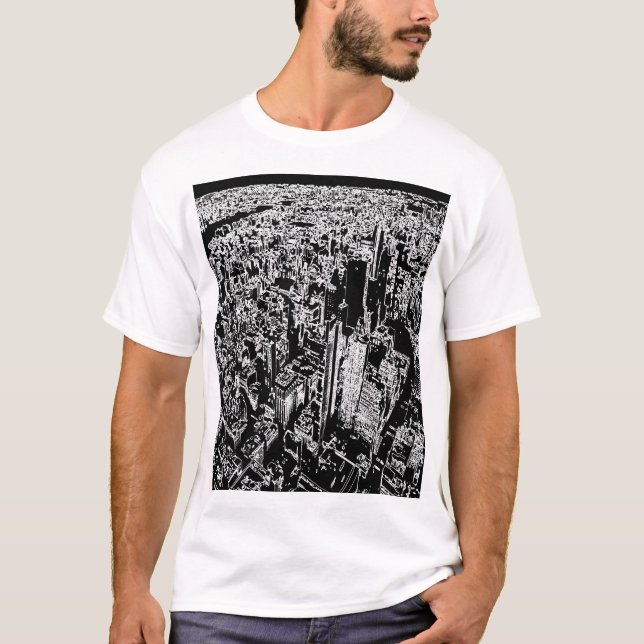 Camiseta Manhattan projetado (Frente)