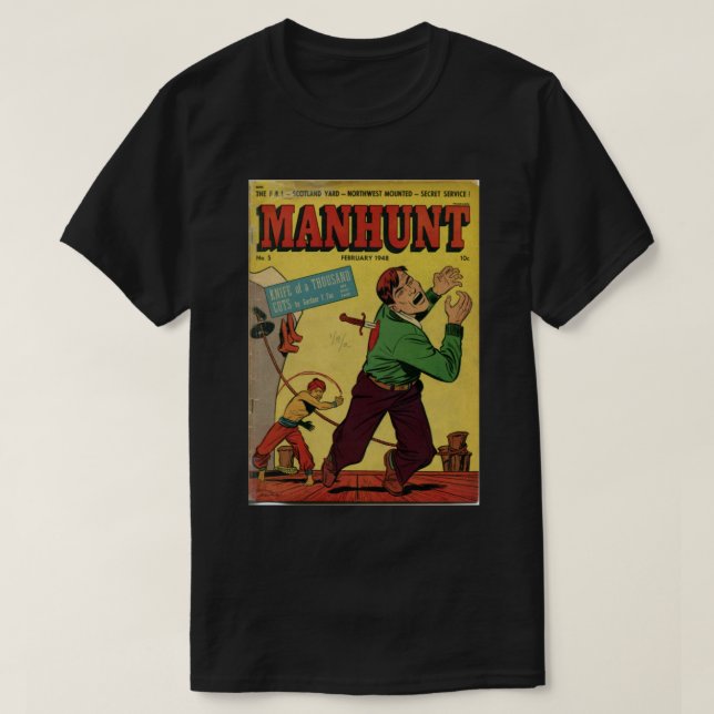 Camiseta Manhunt 005 (c2c)   (Frente do Design)