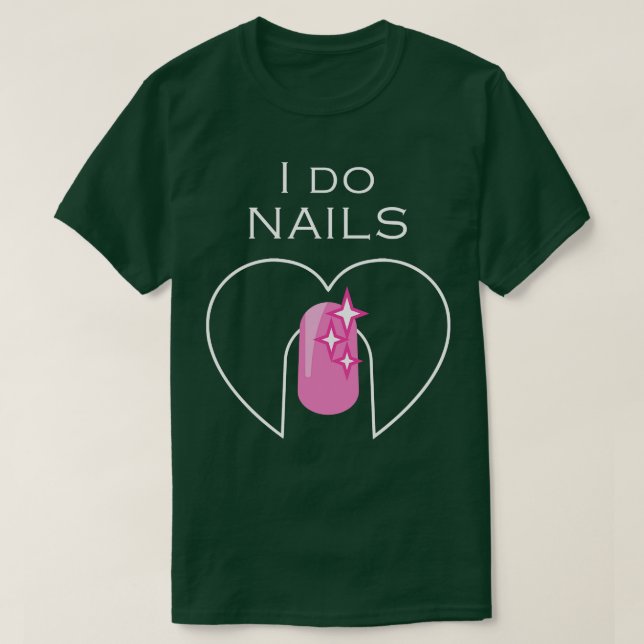 Camiseta Manicure Nail Designer - Salão (Frente do Design)