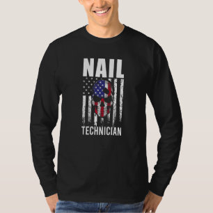 Camiseta Manicurista do artista técnico Nail