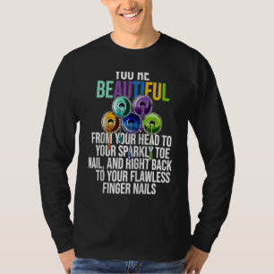 Camiseta Manicurista Polonês A, Técnico de Nail Tech