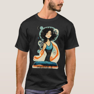 Camiseta Manifestá-lo Ioga - OM Lei da Atração Mágica Espir
