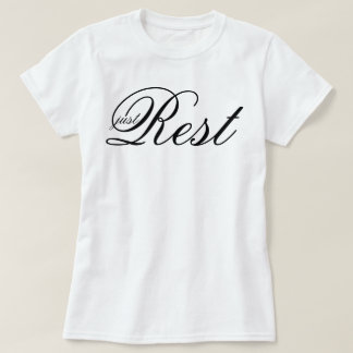 Camiseta manifestação estética suave da vida "Apenas Descan