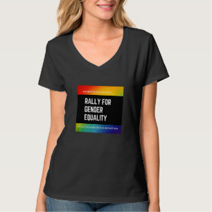 Camiseta Manifestação LGBT Trans Gênero Pela Equidade De Gê