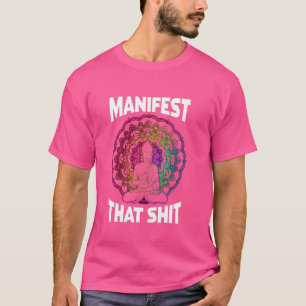 Camiseta Manifestar Aquele Espiritual Divertido Lei da Atra