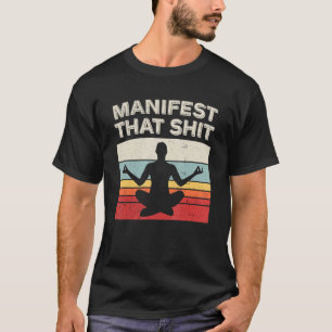 Camiseta Manifestar Atração Yoga Meditação Zen