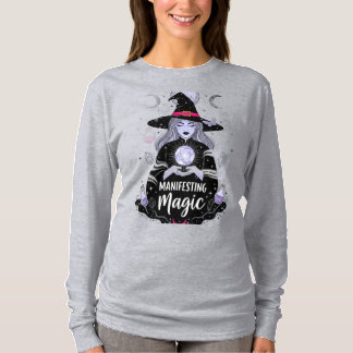 Camiseta Manifesting Magic Witch Halloween T-Shirt