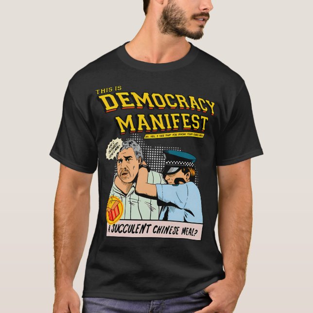 Camiseta Manifesto da Democracia - Retroativo (Frente)
