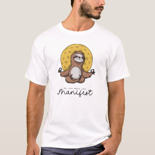 Camiseta Manifesto de Meditação de Preguiça