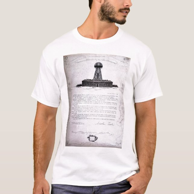 Camiseta Manifesto de Tesla (Frente)